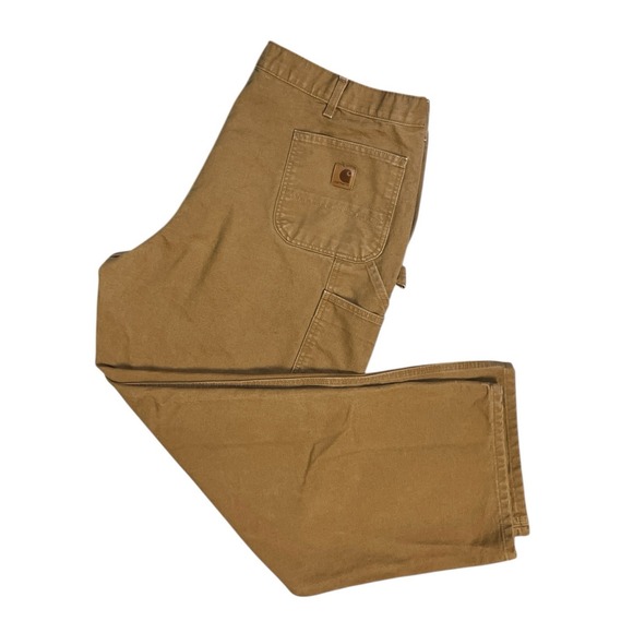Carhartt Canvas‎ Loose Original Fit Pants B11 BRN Men's 44x32 Brown Workwear - Picture 12 of 13